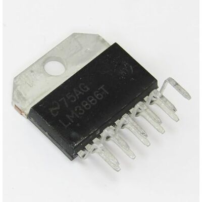 Texas Instruments lm3886t Audio Amplificateur de puissance, B, 1 canal, 68 W, 20 V à 84 V, TO-220, 11 broches, 1 - Publicité Texas Instruments lm3886t Audio Amplificateur de puissance, B, 1 canal, 68 W, 20 V à 84 V, TO-220, 11 broches, 1 - Publicité