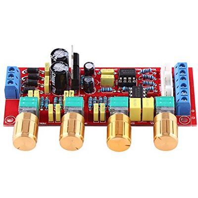 Walfront AC 12V NE5532 Module Preampli Audio Preamplificateur Hifi avec Contrôle de Tonalité(Module fini) - Publicité Walfront AC 12V NE5532 Module Preampli Audio Preamplificateur Hifi avec Contrôle de Tonalité(Module fini) - Publicité