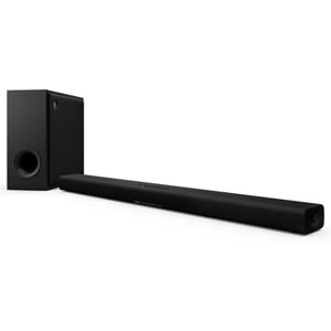 Yamaha True X Bar 50A Barre de Son – Son Surround Dolby Atmos, Alexa Intégrée, Caisson sans Fil, Clear Voice, HDMI eARC, Bluetooth, AirPlay 2, Spotify Connect – Noir - Publicité Yamaha True X Bar 50A Barre de Son – Son Surround Dolby Atmos, Alexa Intégrée, Caisson sans Fil, Clear Voice, HDMI eARC, Bluetooth, AirPlay 2, Spotify Connect – Noir - Publicité