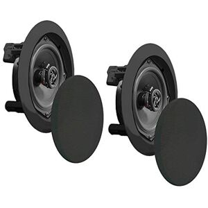 Pyle Haut-Parleur Plafond et Mur 8" – Paire Woofer 2 Voies Midbass avec Tweeter Polymère 1/2", Plage 50Hz 20kHz, Puissance Crête 250W, Installation Facile - Publicité Pyle Haut-Parleur Plafond et Mur 8" – Paire Woofer 2 Voies Midbass avec Tweeter Polymère 1/2", Plage 50Hz 20kHz, Puissance Crête 250W, Installation Facile - Publicité
