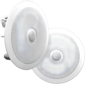 Pyle Enceintes Encastrables Plafond et Mur 20,3 cm 300 W – Haut-Parleurs 2 Voies avec Tweeter Orientable à Dôme en Titane, Design Flush pour Home Cinéma, Salon et Cuisine - Publicité Pyle Enceintes Encastrables Plafond et Mur 20,3 cm 300 W – Haut-Parleurs 2 Voies avec Tweeter Orientable à Dôme en Titane, Design Flush pour Home Cinéma, Salon et Cuisine - Publicité