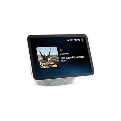 Amazon Echo Show 8 (nouvelle génération) : écran HD 8,7" aux couleurs éclatantes et son spatial (blanc), avec accès anticipé à Alexa+ - Publicité Amazon Echo Show 8 (nouvelle génération) : écran HD 8,7" aux couleurs éclatantes et son spatial (blanc), avec accès anticipé à Alexa+ - Publicité