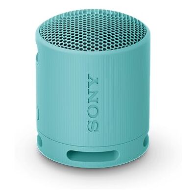 Sony SRS-XB100 Enceinte sans Fil Bluetooth, Portable, légère, compacte, Durable, IP67, étanche à l'eau et à la poussière, Batterie 16H, dragonne Polyvalente, appels Mains Libres, Bleu Mers du Sud - Publicité Sony SRS-XB100 Enceinte sans Fil Bluetooth, Portable, légère, compacte, Durable, IP67, étanche à l'eau et à la poussière, Batterie 16H, dragonne Polyvalente, appels Mains Libres, Bleu Mers du Sud - Publicité