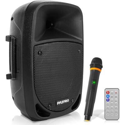 Haut-parleur Bluetooth portable Pyle Home PSBT85A avec micro - Noir - Publicité Haut-parleur Bluetooth portable Pyle Home PSBT85A avec micro - Noir - Publicité