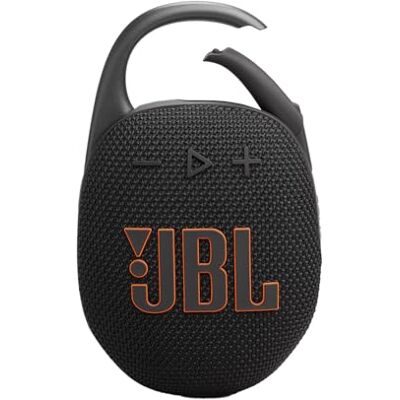 JBL Clip 5, Enceinte Bluetooth Ultra-Portable, Mousqueton intégré, Son Pro, Basses percutantes, 12 Heures d'autonomie, Fonction Playtime Boost, résistante à l'eau et à la poussière IP67, en Noir - Publicité JBL Clip 5, Enceinte Bluetooth Ultra-Portable, Mousqueton intégré, Son Pro, Basses percutantes, 12 Heures d'autonomie, Fonction Playtime Boost, résistante à l'eau et à la poussière IP67, en Noir - Publicité
