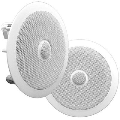 Pyle Haut-Parleur de Plafond, 300 W, 20 cm, 2 Voies, encastrable, avec woofer Plat, Installation Facile, woofer Haute Performance, idéal pour la Maison et Le Commerce - Publicité Pyle Haut-Parleur de Plafond, 300 W, 20 cm, 2 Voies, encastrable, avec woofer Plat, Installation Facile, woofer Haute Performance, idéal pour la Maison et Le Commerce - Publicité