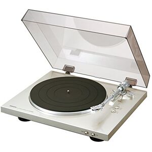 Denon DP-300F Platine Vinyl avec pré-amplificateur RIAA argent - Publicité