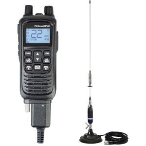 PNI Kit Station Radio CB Portable Escort HP 82, multistandard, 4 W, 12 V, AM-FM et antenne CB S75, 75 cm, avec Aimant Inclus - Publicité PNI Kit Station Radio CB Portable Escort HP 82, multistandard, 4 W, 12 V, AM-FM et antenne CB S75, 75 cm, avec Aimant Inclus - Publicité