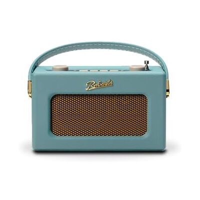 Roberts Radio Roberts Revival Uno BT Dab+/FM/Bluetooth Radio Portable Radio réveil, Bleu Ciel - Publicité Roberts Radio Roberts Revival Uno BT Dab+/FM/Bluetooth Radio Portable Radio réveil, Bleu Ciel - Publicité