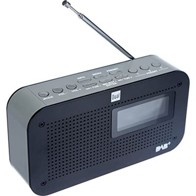 Dual Dab 71 Radio numérique Portable (Radio FM/Dab + émetteur, Fonction mémoire, écran LCD, Alimentation réseau ou Piles) Noir - Publicité Dual Dab 71 Radio numérique Portable (Radio FM/Dab + émetteur, Fonction mémoire, écran LCD, Alimentation réseau ou Piles) Noir - Publicité