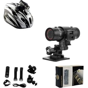 BSLVWG Caméra de casque 1080p, mini caméras d'action pour vélo, moto, grand angle de 120°, étanche, caméra de cyclisme, caméscope DV pour vélo/moto/escalade/équitation/ski - Publicité BSLVWG Caméra de casque 1080p, mini caméras d'action pour vélo, moto, grand angle de 120°, étanche, caméra de cyclisme, caméscope DV pour vélo/moto/escalade/équitation/ski - Publicité