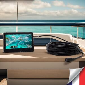 Active Media Concept Caméra d'inspection étanche HD avec écran LCD 7 Pouces Autonome câble de 15 mètres mémoire 64 Go - Publicité Active Media Concept Caméra d'inspection étanche HD avec écran LCD 7 Pouces Autonome câble de 15 mètres mémoire 64 Go - Publicité