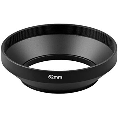 ayex Pare-soleil d'objectif en aluminium à grand angle 52 mm - Publicité ayex Pare-soleil d'objectif en aluminium à grand angle 52 mm - Publicité