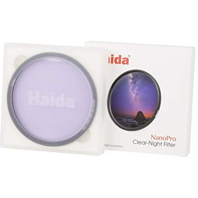 Haida Slim Nano Pro MC Clear Night Filtre – 72 mm - Publicité Haida Slim Nano Pro MC Clear Night Filtre – 72 mm - Publicité