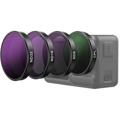 TELESIN Ensemble de filtres d'objectif pour DJI Action 5 Pro Action 4 Action 3, 4 pièces CPL ND32 ND16 ND8 Filtre polarisant à densité neutre HD Protection de lentille pour DJI Osmo Action - Publicité TELESIN Ensemble de filtres d'objectif pour DJI Action 5 Pro Action 4 Action 3, 4 pièces CPL ND32 ND16 ND8 Filtre polarisant à densité neutre HD Protection de lentille pour DJI Osmo Action - Publicité
