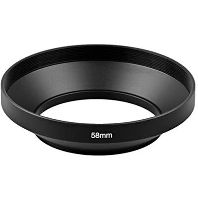 ayex Pare-soleil d'objectif en aluminium grand angle 58 mm - Publicité ayex Pare-soleil d'objectif en aluminium grand angle 58 mm - Publicité