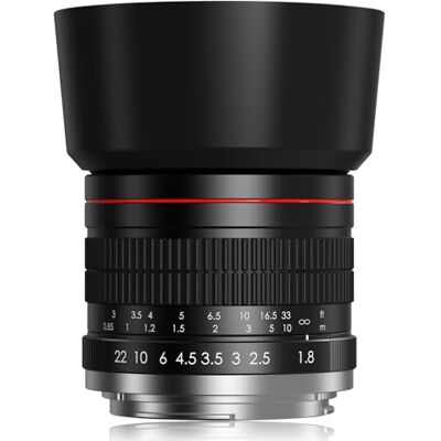 Lightdow - 85mm F1.8 - Sony E-mount - Plein format - Objectif - Publicité Lightdow - 85mm F1.8 - Sony E-mount - Plein format - Objectif - Publicité