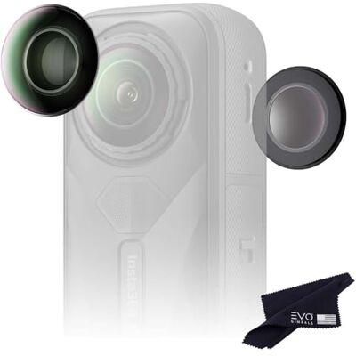 Insta360 Kit Complet de lentilles de Rechange X5 avec 2 lentilles Officielles remplaçables pour X5, Plus des Outils pour remplacer et Nettoyer l'objectif - Publicité Insta360 Kit Complet de lentilles de Rechange X5 avec 2 lentilles Officielles remplaçables pour X5, Plus des Outils pour remplacer et Nettoyer l'objectif - Publicité