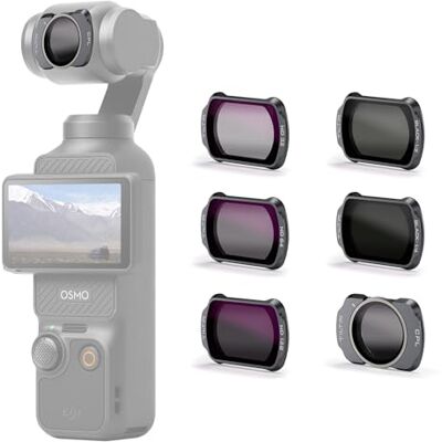 Tilta Pocket 4 Kit Filtres Ultimate, Filtres Magnétiques ND/Black Mist/CPL Compatible avec DJI Osmo Pocket 3/4, Lot 6 Filtres Magnétiques ND1.5/1.8/2.1, Diffusion Noire 1/2, 1/4, Filtres Polarisants - Publicité Tilta Pocket 4 Kit Filtres Ultimate, Filtres Magnétiques ND/Black Mist/CPL Compatible avec DJI Osmo Pocket 3/4, Lot 6 Filtres Magnétiques ND1.5/1.8/2.1, Diffusion Noire 1/2, 1/4, Filtres Polarisants - Publicité