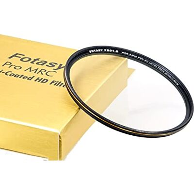 Fotasy 77mm Ultra Slim UV Protection Lens Filter, Nano Coatings MRC Multi Resistant Coating Oil Water Scratch, 18 Couches Multicoated 77mm UV Filter, German Schott B270 Glass - Publicité Fotasy 77mm Ultra Slim UV Protection Lens Filter, Nano Coatings MRC Multi Resistant Coating Oil Water Scratch, 18 Couches Multicoated 77mm UV Filter, German Schott B270 Glass - Publicité
