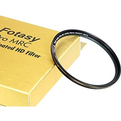 Fotasy Filtre de protection UV ultra fin 62 mm, revêtement nano MRC multi-résistant aux rayures, 16 couches multicouches 62 mm - Publicité Fotasy Filtre de protection UV ultra fin 62 mm, revêtement nano MRC multi-résistant aux rayures, 16 couches multicouches 62 mm - Publicité