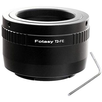 Fotasy Adaptateur d'objectif Monture T vers à E, T2 E, Compatible avec Sony a7 a7R a7s II III IV a9 a7c Alpha 1 a6600 a6500 a6400 a6300 a6100 a6000 a5100 ZV-E10 - Publicité Fotasy Adaptateur d'objectif Monture T vers à E, T2 E, Compatible avec Sony a7 a7R a7s II III IV a9 a7c Alpha 1 a6600 a6500 a6400 a6300 a6100 a6000 a5100 ZV-E10 - Publicité