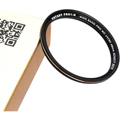 Fotasy Filtre UV HD 16 couches Nano Multi-résistant 49 mm - Publicité Fotasy Filtre UV HD 16 couches Nano Multi-résistant 49 mm - Publicité