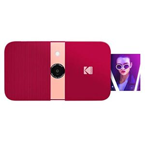 Kodak Smile Appareil photo numérique Appareil photo numérique à ouverture par glissière 10 MP avec imprimante ZINK 2x3 Rouge - Publicité