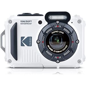 Kodak Pixpro WPZ2 Appareil Photo Numérique Compact 16MPixels, Etanche jusqu'à Une Profondeur de 15, Anti-Choc, Video 720p, Ecran LCD 2,7 Batterie Li-ION Blanc - Publicité