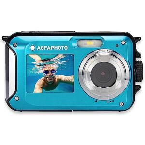 AgfaPhoto Realishot WP8000 Appareil Photo Numérique Étanche, 3m/10, 24 MP, Vidéo Full HD, Double écran LCD, Zoom Digital 16x, Stabilisateur Numérique, Batterie Lithium Bleu - Publicité AgfaPhoto Realishot WP8000 Appareil Photo Numérique Étanche, 3m/10, 24 MP, Vidéo Full HD, Double écran LCD, Zoom Digital 16x, Stabilisateur Numérique, Batterie Lithium Bleu - Publicité