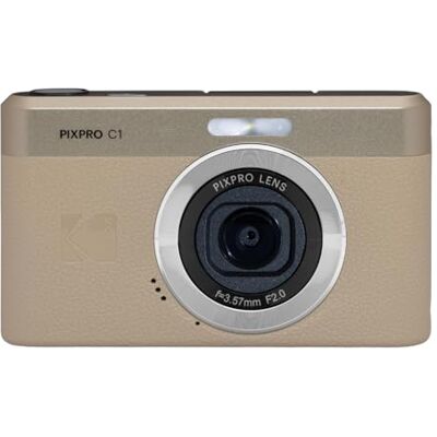 Kodak Pixpro C1 Appareil Photo Numérique Compact, Capteur CMOS BSI 13 MP, Zoom Numérique X4, Écran Inclinable 2,8", Vidéo Full HD 1080p, Flash LED Tan - Publicité Kodak Pixpro C1 Appareil Photo Numérique Compact, Capteur CMOS BSI 13 MP, Zoom Numérique X4, Écran Inclinable 2,8", Vidéo Full HD 1080p, Flash LED Tan - Publicité