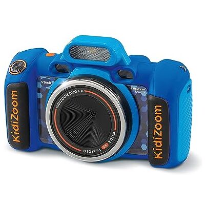 VTech KidiZoom Duo FX Bleu Appareil Photo Numérique Enfant Dès 4 Ans Appareil Photo Enfant avec Casque Audio, Écran Couleur, Selfie, Caméra Vidéo, Studio BD, Filtres, Effets et Jeux en Français - Publicité VTech KidiZoom Duo FX Bleu Appareil Photo Numérique Enfant Dès 4 Ans Appareil Photo Enfant avec Casque Audio, Écran Couleur, Selfie, Caméra Vidéo, Studio BD, Filtres, Effets et Jeux en Français - Publicité