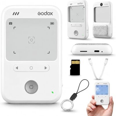 GODOX Appareil photo numérique C100 avec viseur transparent et mesure de Look rétro Lo-Fi, 4 formats d'image, photo et vidéo, transfert de données USB-C OTG, carte TF jusqu'à 128 Go, environ 65 g - Publicité GODOX Appareil photo numérique C100 avec viseur transparent et mesure de Look rétro Lo-Fi, 4 formats d'image, photo et vidéo, transfert de données USB-C OTG, carte TF jusqu'à 128 Go, environ 65 g - Publicité