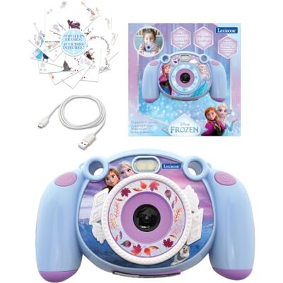 Lexibook , La Reine des Neiges Appareil Photo Numérique Enfant, DJ080FZLXB Photo, vidéo, audio & jeux, carte SD 32 Go - Publicité Lexibook , La Reine des Neiges Appareil Photo Numérique Enfant, DJ080FZLXB Photo, vidéo, audio & jeux, carte SD 32 Go - Publicité