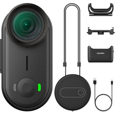 AKASO Mini Action Cam 4K30FPS Caméra corporelle 64 Go Portable Vlogging avec 3 m d'étanchéité 360 Minutes d'enregistrement Caméra POV pour Sport, vlog, Animal Domestique (Keychain3) - Publicité AKASO Mini Action Cam 4K30FPS Caméra corporelle 64 Go Portable Vlogging avec 3 m d'étanchéité 360 Minutes d'enregistrement Caméra POV pour Sport, vlog, Animal Domestique (Keychain3) - Publicité