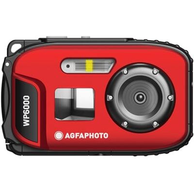 AgfaPhoto Realishot WP6000 Appareil Photo Numérique Étanche, 3m/10ft, 18 MP, Vidéo HD, Écran LCD 2.4", Zoom Digital 16x, Autofocus, Miroir Selfie, Batterie Lithium Rouge - Publicité AgfaPhoto Realishot WP6000 Appareil Photo Numérique Étanche, 3m/10ft, 18 MP, Vidéo HD, Écran LCD 2.4", Zoom Digital 16x, Autofocus, Miroir Selfie, Batterie Lithium Rouge - Publicité