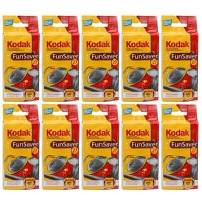 Kodak - Fun Saver - Pack 10 - Bundle - Appareil photo jetable - Publicité Kodak - Fun Saver - Pack 10 - Bundle - Appareil photo jetable - Publicité