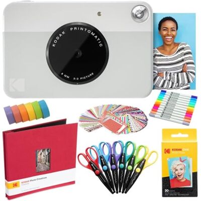 Kodak - Printomatic - Gris - Papier Zink - Appareil photo instantané - Publicité Kodak - Printomatic - Gris - Papier Zink - Appareil photo instantané - Publicité