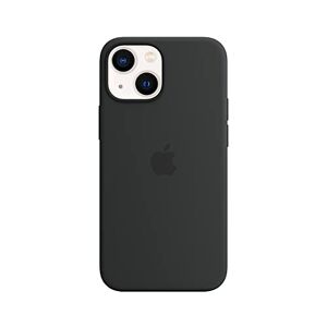 Apple Coque en silicone avec MagSafe (pour iPhone 13 mini) Minuit - Publicité