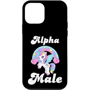 Coque pour iPhone 12 mini Licorne Alpha pour homme drôle sarcastique ironique humour bizarre - Publicité