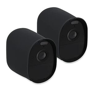 kwmobile 2X Coque Compatible avec Arlo Essential Spotlight Étui Souple en Silicone pour Caméra de Sécurité Noir - Publicité