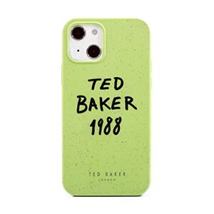 Ted Baker CHRRGE Coque biodégradable pour iPhone 13-1998 Vert - Publicité