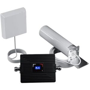 SMTYXS Kit Amplificateur De Signal For Téléphone Portable, Internet, Réseau Omnidirectionnel 360°, 2G, 3G, 4G, 900/1800/2100MHz Couverture plus large(700Mhz Bnad 28) - Publicité SMTYXS Kit Amplificateur De Signal For Téléphone Portable, Internet, Réseau Omnidirectionnel 360°, 2G, 3G, 4G, 900/1800/2100MHz Couverture plus large(700Mhz Bnad 28) - Publicité