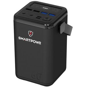 smartpowr Batterie externe 60 000 mAh, 65 W, batterie externe mobile, charge rapide, grande capacité, portable 65 W, noir - Publicité