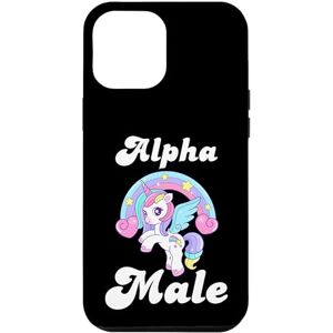 Coque pour iPhone 12 Pro Max Licorne Alpha pour homme drôle sarcastique ironique humour bizarre - Publicité