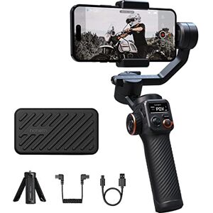 hohem iSteady M6, Stabilisateur Gimbal pour Smartphone, Stabil. vlogging, pour iPhone 15/14 Pro/Max/Android, intégré Charge utile de 400g, Ecran OLED intégré, 3 Axes Gimbal pour Youtube, TikTok - Publicité