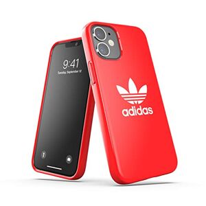 adidas Coque conçue pour iPhone 12 Mini 5.4 Résistante aux Chutes Bords surélevés Rouge Vif - Publicité