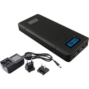 XTPower ® XT-20000QC3-AO-PA Batterie externe avec bloc d'alimentation – Batterie avec DC 12-24 V jusqu'à 65 W sans arrêt automatique + Batterie USB QC3 – Capacité de 20100 mAh – 1 x USB, 1 x USB QC3 et - Publicité