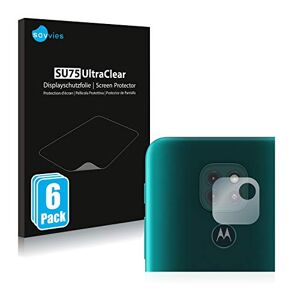 Savvies Protection Ecran compatible avec Motorola Moto G9 Play (Caméra UNIQUEMENT) (6 Pièces) Film Protection Ultra Clair - Publicité
