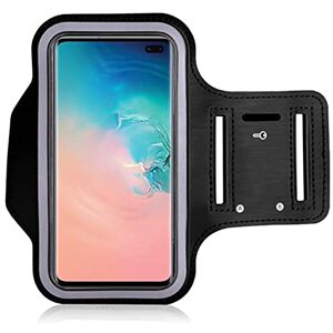 ABCTen Noir Brassard de Sport Case pour iPhone 13 Pro Max Etui Armband de Course pour Samsung Galaxy A03s A12 A32 A52s 5G M32 S20 FE/Moto E7i Power, Porte-Clés Sangle Ajustable - Publicité